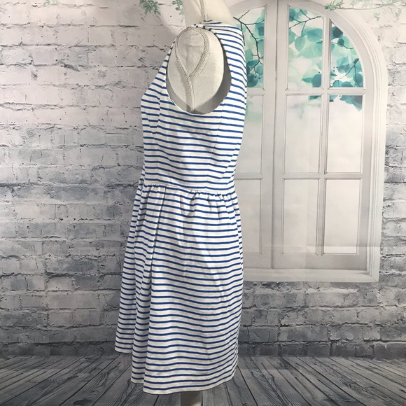 J.Crew Striped Dress Sz M (L33) - Picture 2 of 6